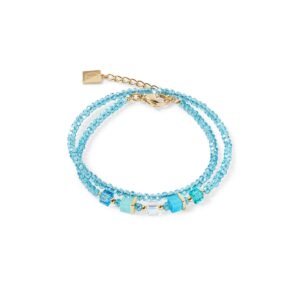 Joyful Colours Update Bracelet gold-turquoise