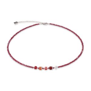 Joyful Colours Update Necklace silver-red