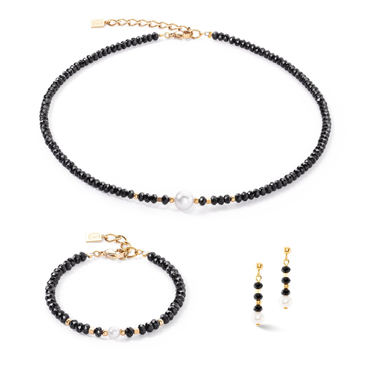 Mystic Pearl necklace gold-black — изображение 3