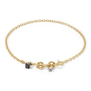 Necklace Chunky Chain gold-black