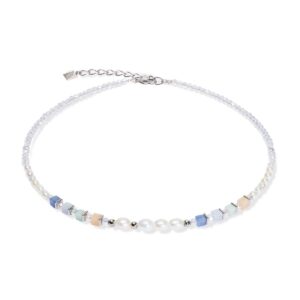 Necklace Cosmic Pearls soft silver