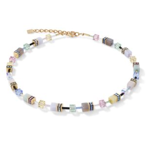 Necklace GeoCUBE® Crystals & Gemstones multicolour romance