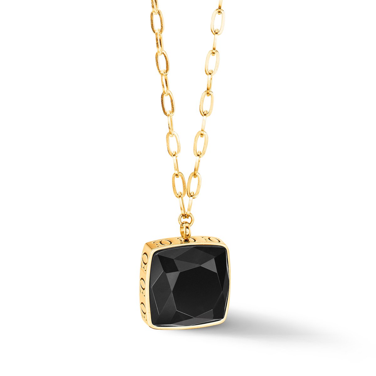 Necklace OE Amulet Square Onyx gold-black — изображение 2