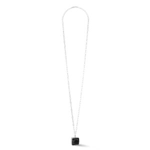 Necklace OE Amulet Square Onyx silver-black