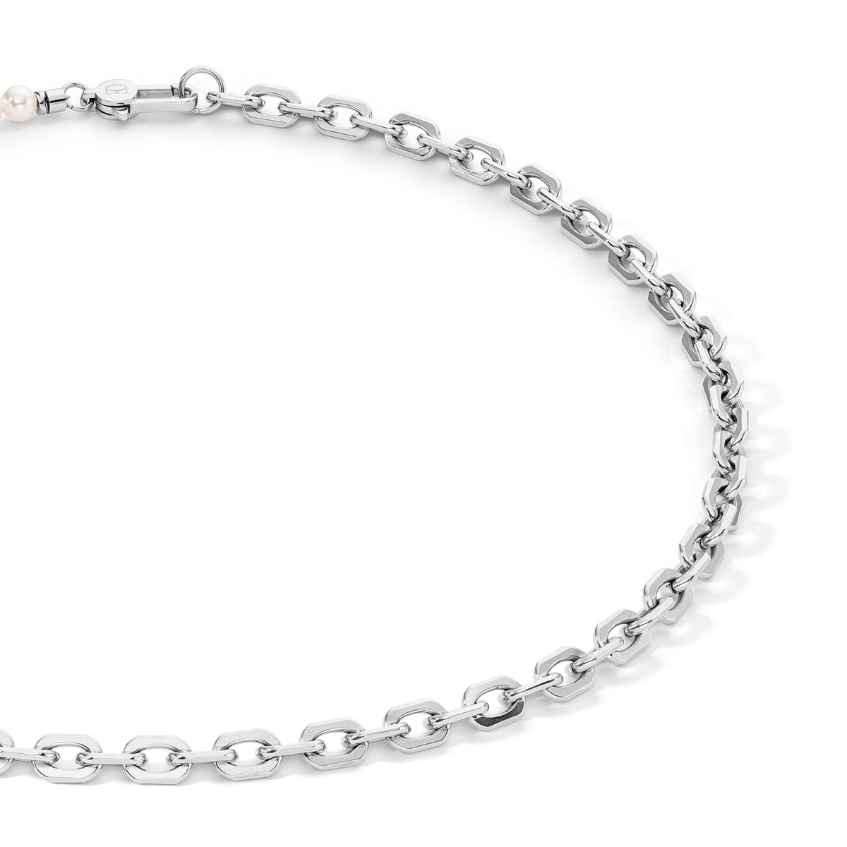 Necklace Pearls Fusion link chain white — изображение 2