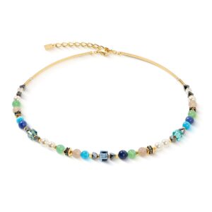 Necklace Precious Shape Mix green-turquoise