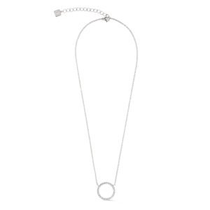 Necklace Sparkling Circle silver-crystal