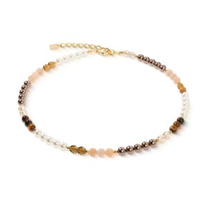 Precious Elysia necklace gold-brown