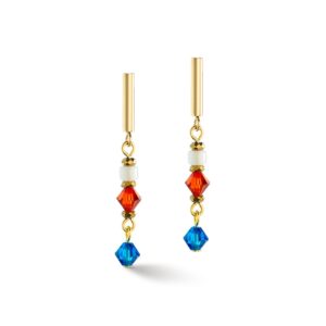 Princess Shape Mix earrings dopamine