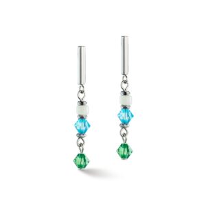 Princess Shape Mix earrings mint green