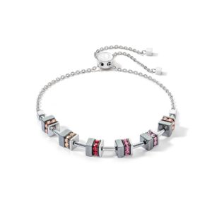 Sparkling Classic Chain bracelet silver-red