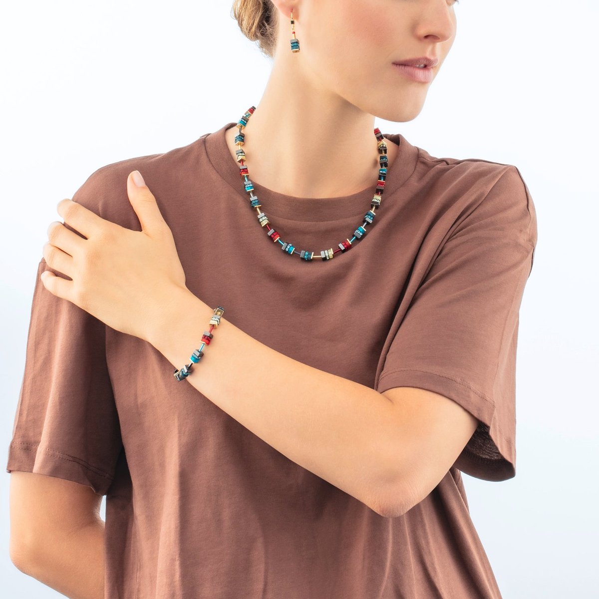 Sparkling Classic Elements necklace gold-energy — изображение 4