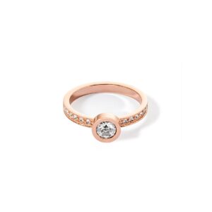 Sparkling Dots ring rose gold crystal