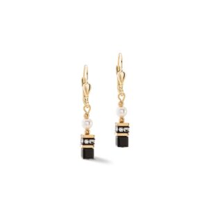 Sparkling Princess earrings gold-black