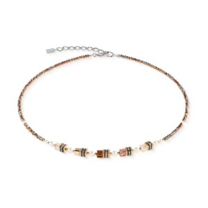 Sparkling Princess necklace Mocha Mousse
