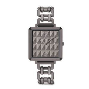 Watch Iconic Cube Spikes Statement anthracite