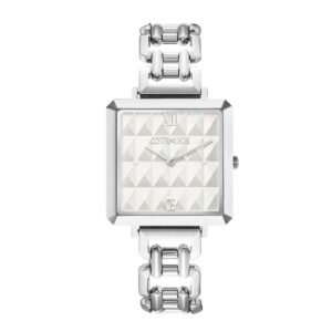 Watch Iconic Cube Spikes Statement Silver